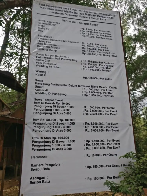 Seribu Batu Songgo Langit Resort & Camp