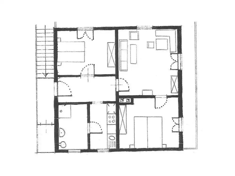 Apartment on the Mountain Slope With Balcony