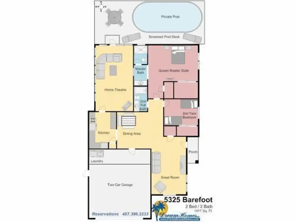 Double Cottage (twin beds)