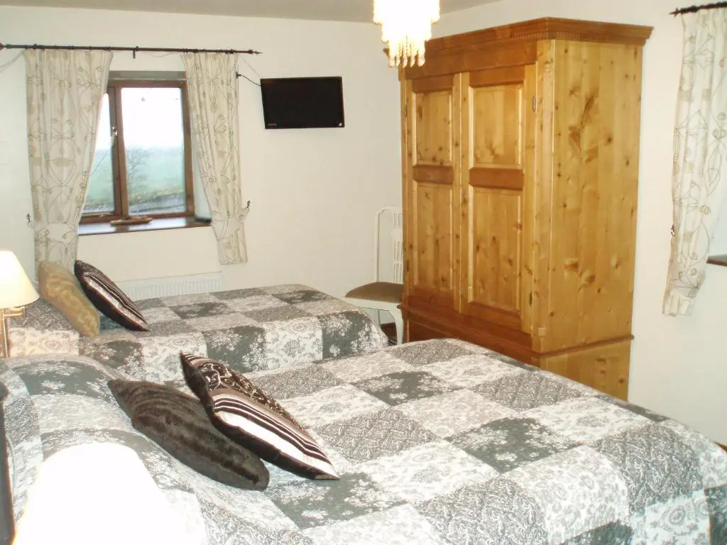 觀景標準雙人房，配備雙人床