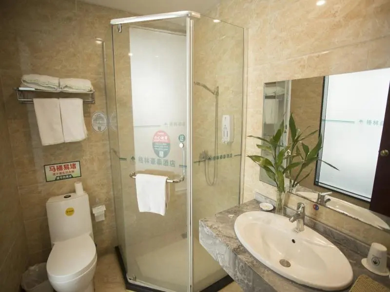 GreenTree Inn Anhui Fuyang Funan East Huaihe Road Express Hotel - Chambres