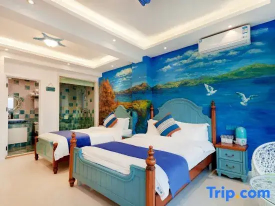 Standard Double Family room with sea view (twin beds)