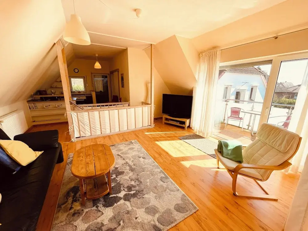 Comfort room with garden view