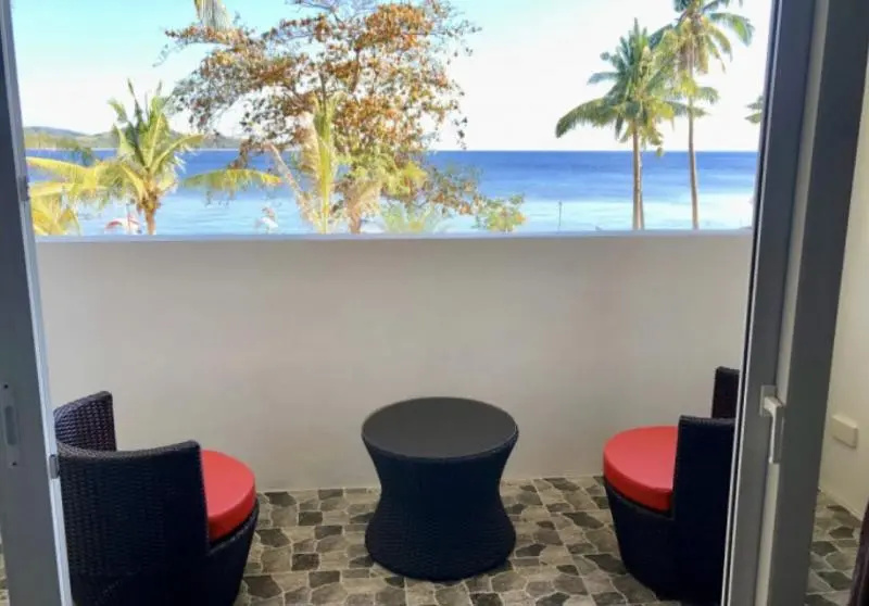 Deluxe Double room with balcony and with sea view (full double bed)