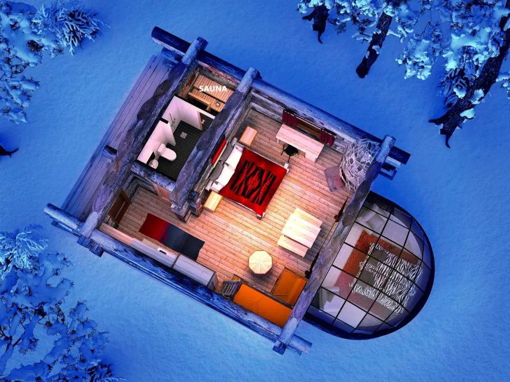 Kakslauttanen Arctic Resort - Chambres