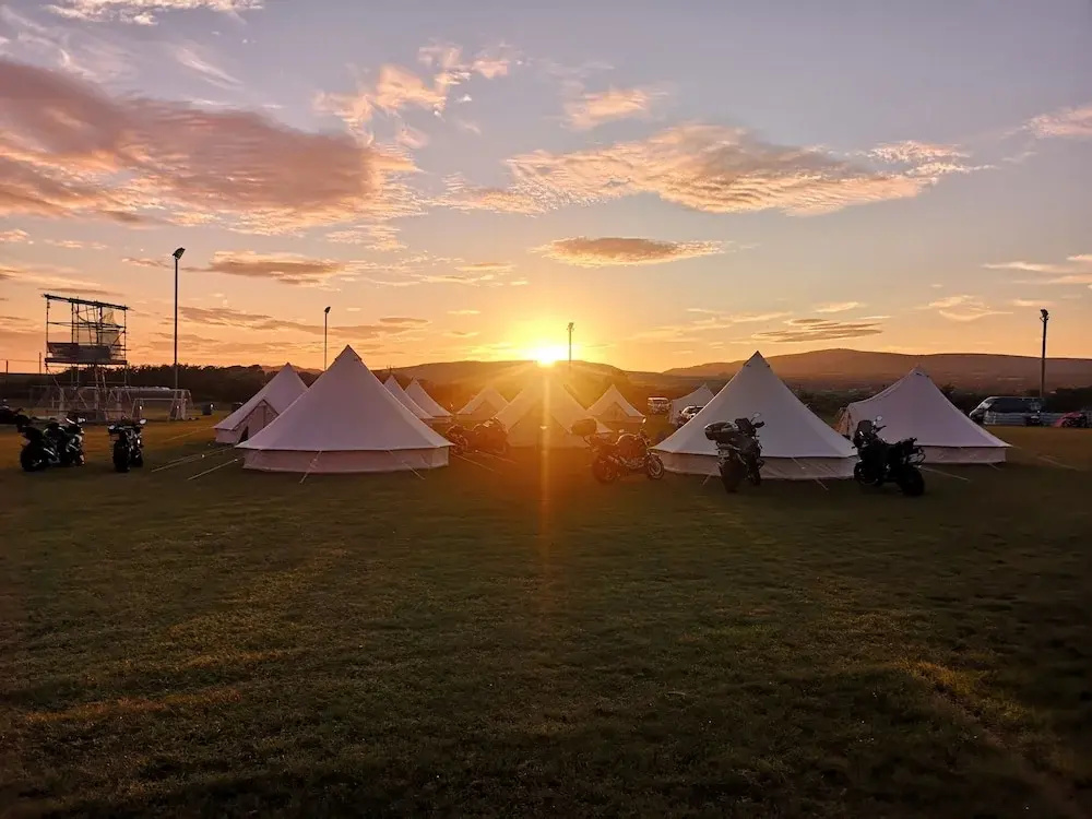 Nine Yards Bell Tents @ the TT Castletown