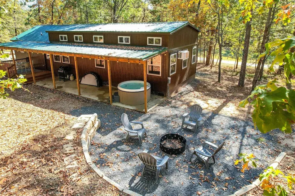 Swim, Hike & Unwind: Dual-cabin Gem in Broken Bow!