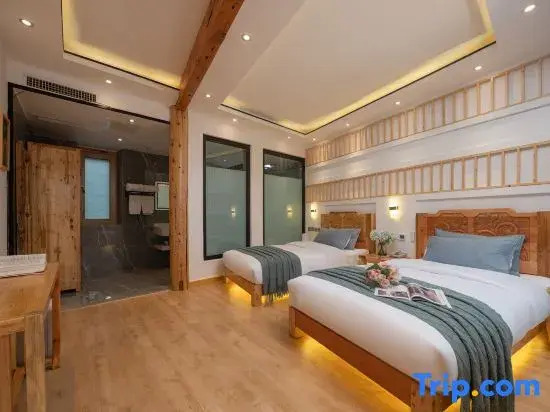 Двухместный номер Deluxe 2 отдельные кровати в Begonia Garden Inn