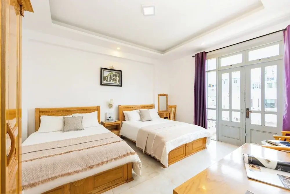 Standard Double Family room with balcony and with city view (full double bed)