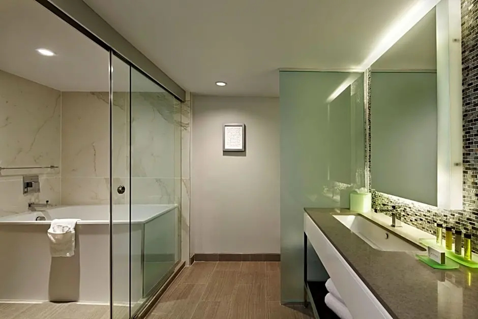 Double Suite with balcony and with water view (full double bed)