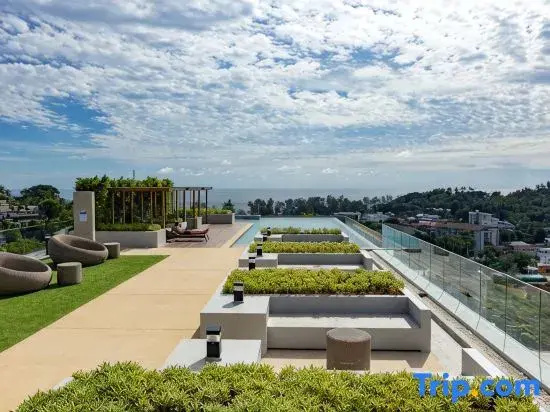 Cozy Studio with Sea View! Rooftop Infinity Pool and Super GYM, Surin Beach