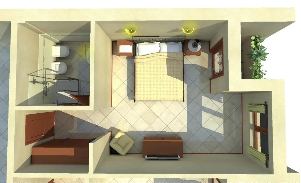Hotel Airone Isola d'Elba - Chambres