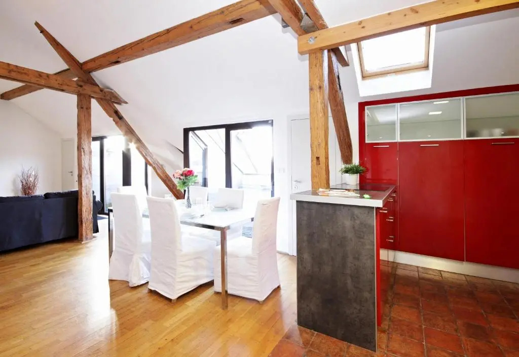 Vltava Penthouse - Chambres