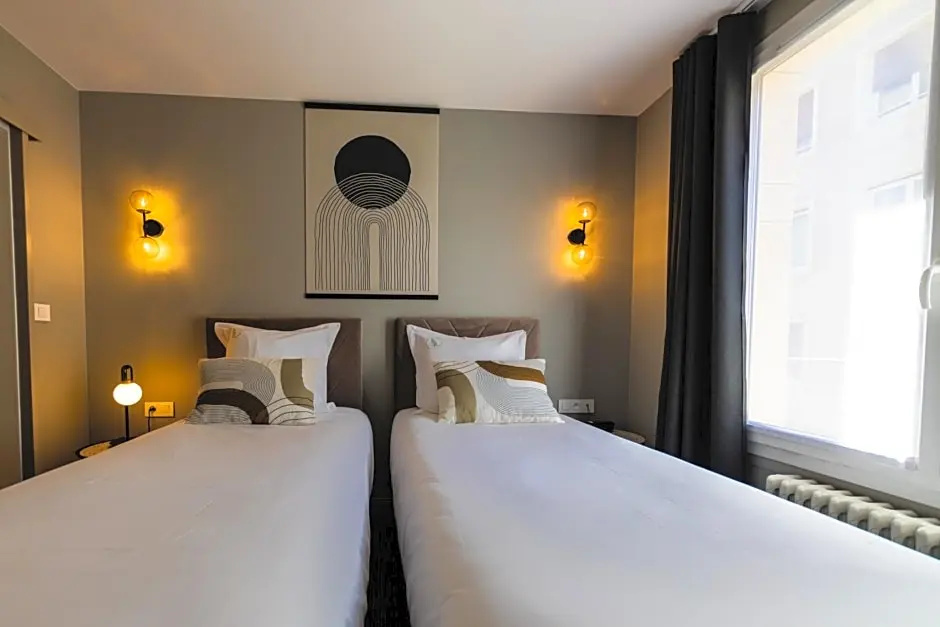 Hôtel Paulette Rouen centre NOUVEAU - Chambres