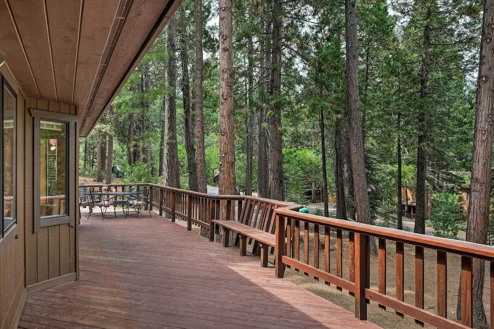 Game Room & Deck: Pet-friendly Camp Connell Cabin