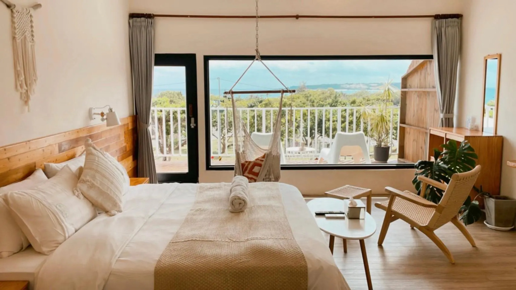 Deluxe Double room with sea view (full double bed)