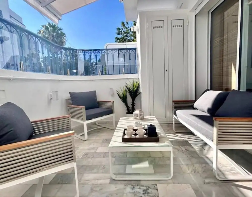 Hirondelle de Sidi Bou Saïd-appartement Terrasse