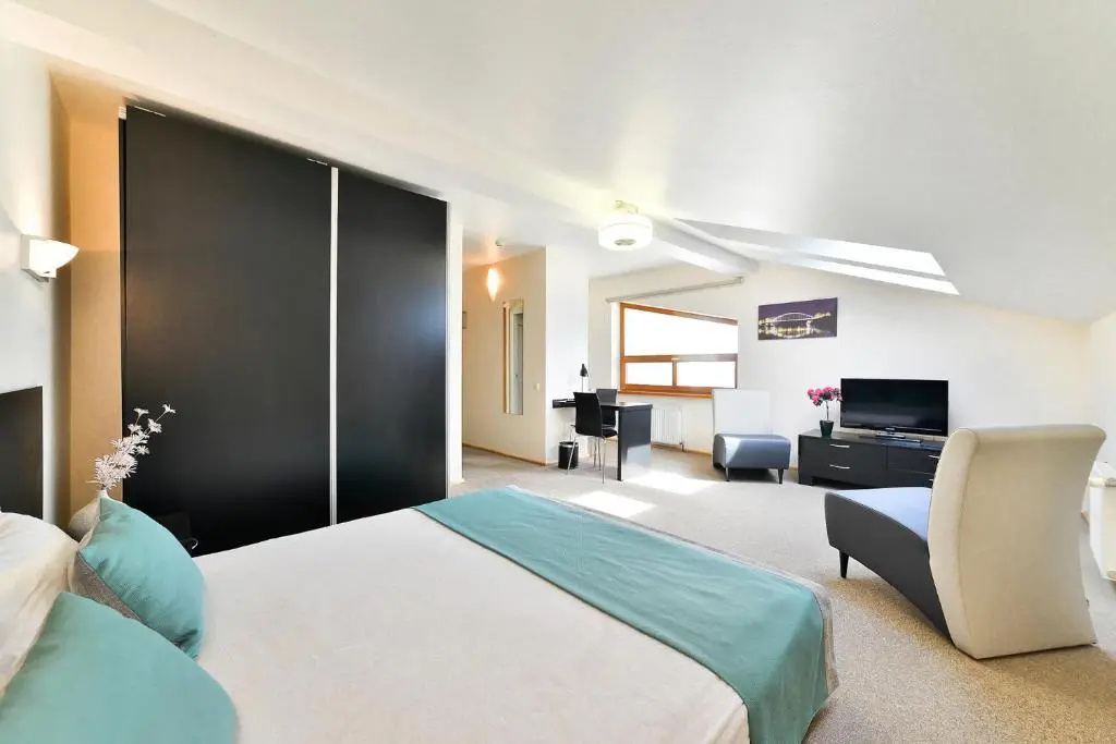 Standard Double room with river view (full double bed)