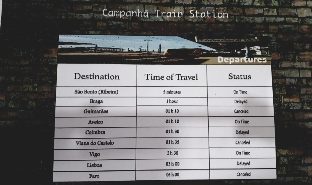 TMB (Train / Metro& Bus ) Oporto Station House