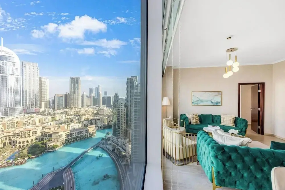 Durrani Homes - Supreme 5BR besides Dubai Mall With Burj Khalifa and Fountain view