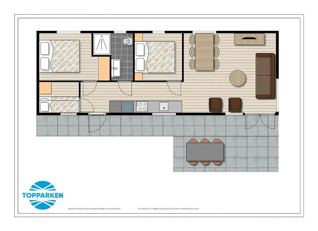 3 Bedrooms Chalet
