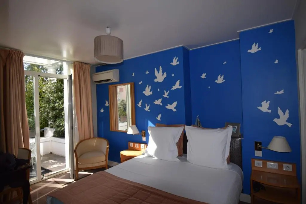 Deluxe Double room with balcony and with sea view (full double bed)