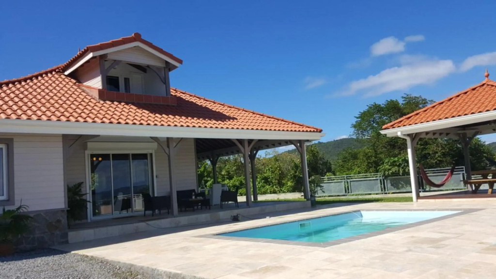Villa de 3 chambres avec vue sur la mer piscine privee et jardin clos a Le Diamant a 3 km de la plage