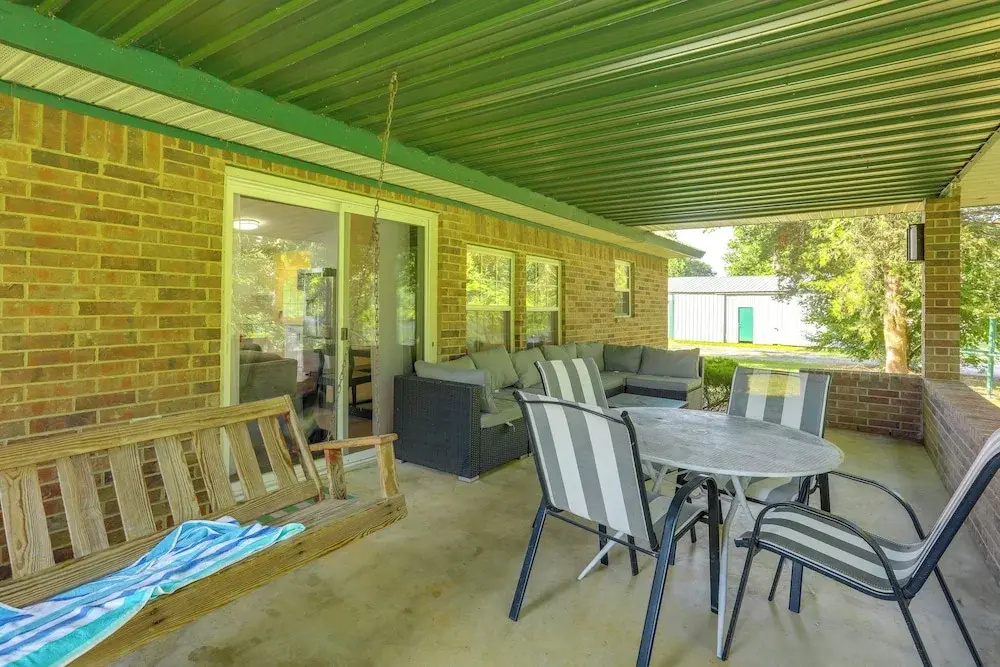 Riverfront Home w/ Porches & Views in Cotter!