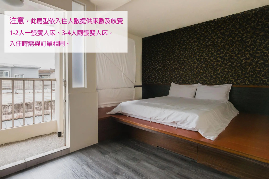 Standard Double room with balcony (full double bed)