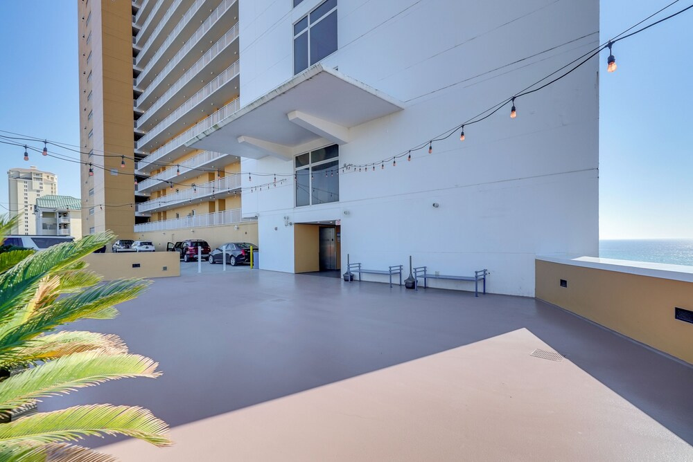 Unwind Poolside, Walk to Shore! 12th-floor PCB Gem
