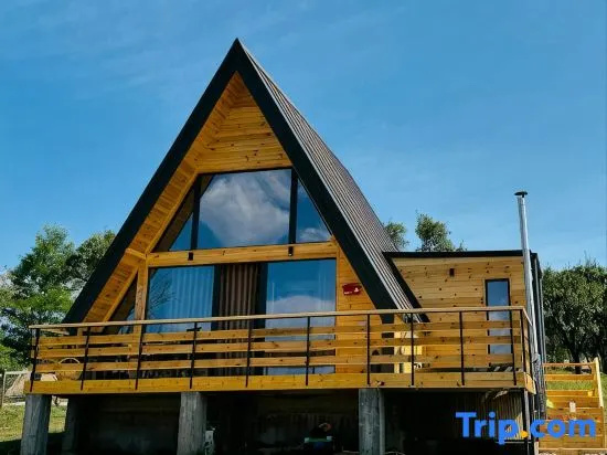 Bangkok A-Frame Cabin | Hot Tub & Mountain Views Share Save