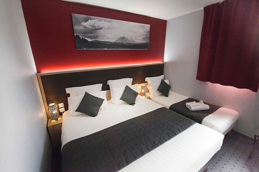 The Originals Boutique, Hôtel le Marmotel, Clermont-Ferrand - Chambres