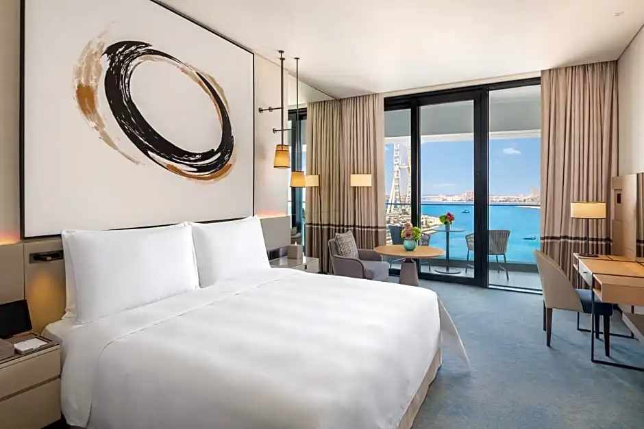 Deluxe Double room with balcony and with sea view (full double bed)