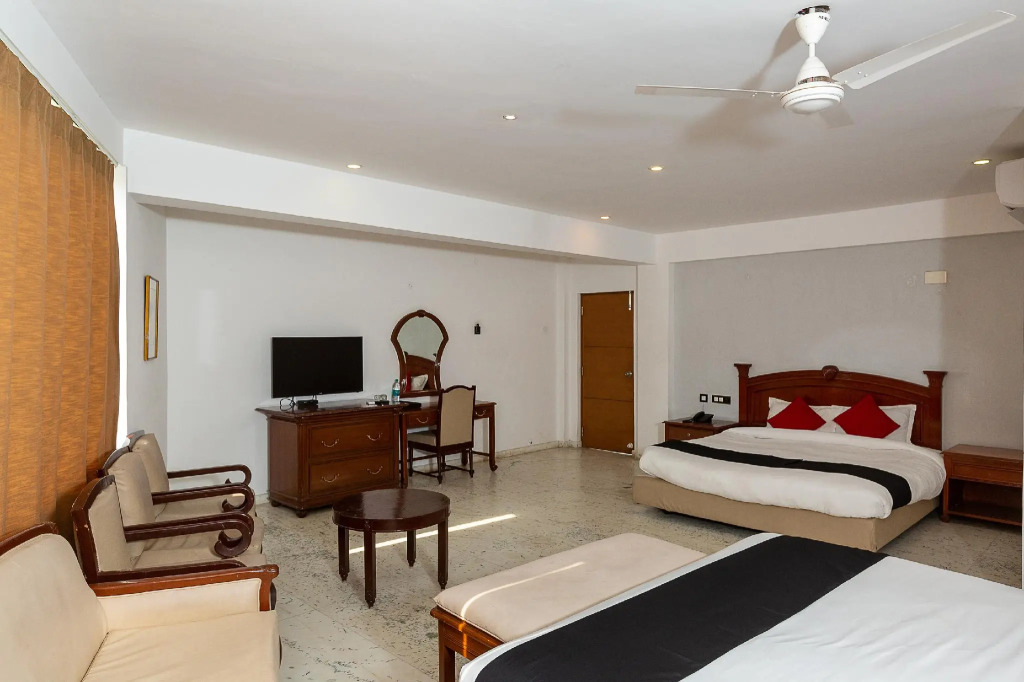 四人套房，配有雙人床