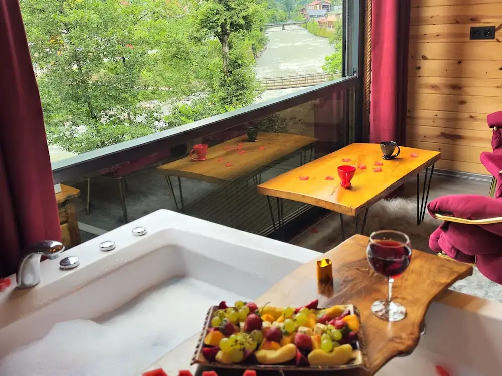 Luxury Suite with balcony and with river view
