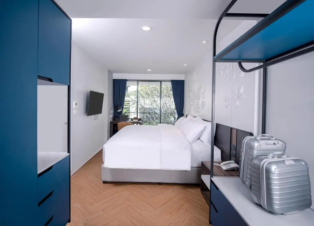Amanta Hotel & Residence Sathorn Room Type - 1 Bedroom Deluxe Double room (full double bed)