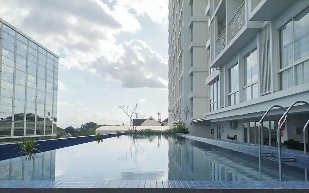 Neat Warm Wooden Tone 1Br At Patraland Amarta Apartment