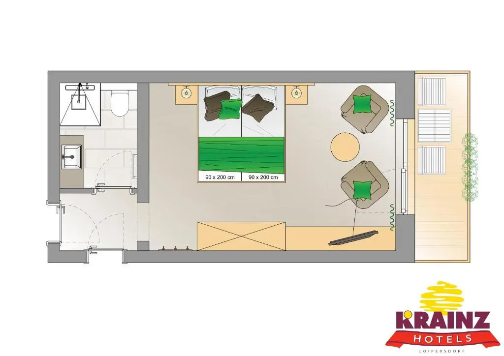 Vital Hotel Krainz with Annex Family Oasis - Chambres
