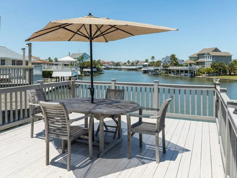 Airy Canalfront Galveston Home by RedAwning