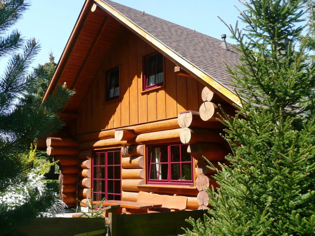 Natur-blockhaus in Waltershausen