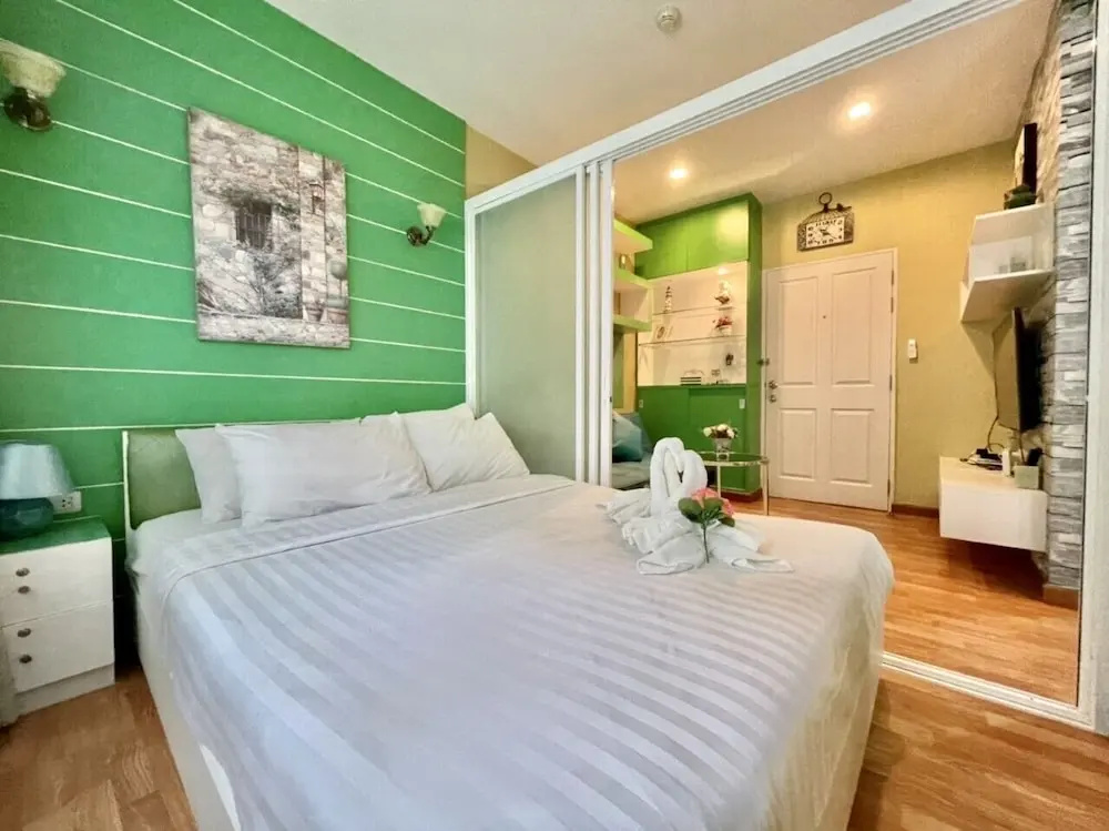 The Trust Huahin Condo Garden View by Dome - Chambres