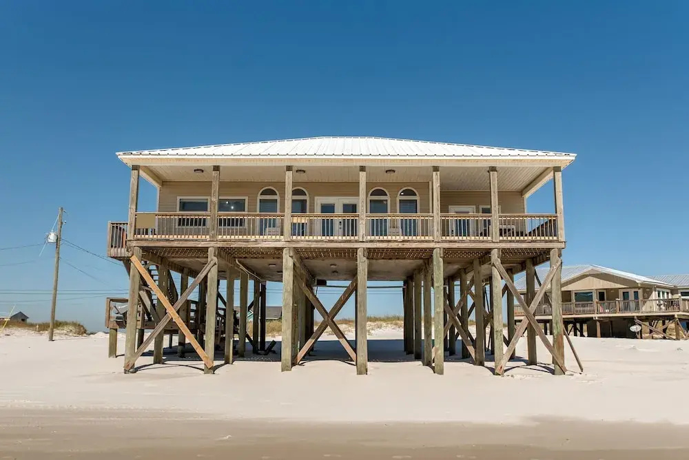 Marisol - Pet Friendly And Gulf Front! Enjoy The Large Deck With Amazing Views! 3 Bedroom Home by RedAwning