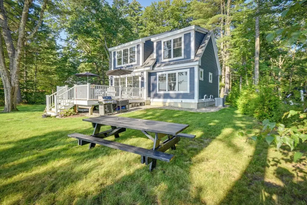Lakefront Center Ossipee Home w/ Boat Dock!