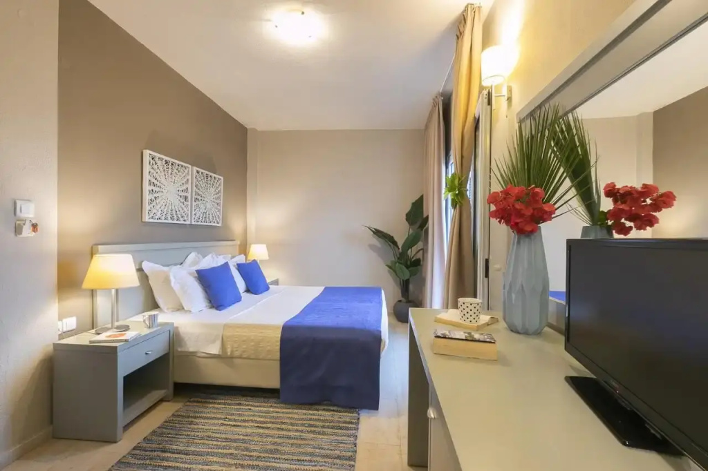 Standard Double room with pool view (full double bed)