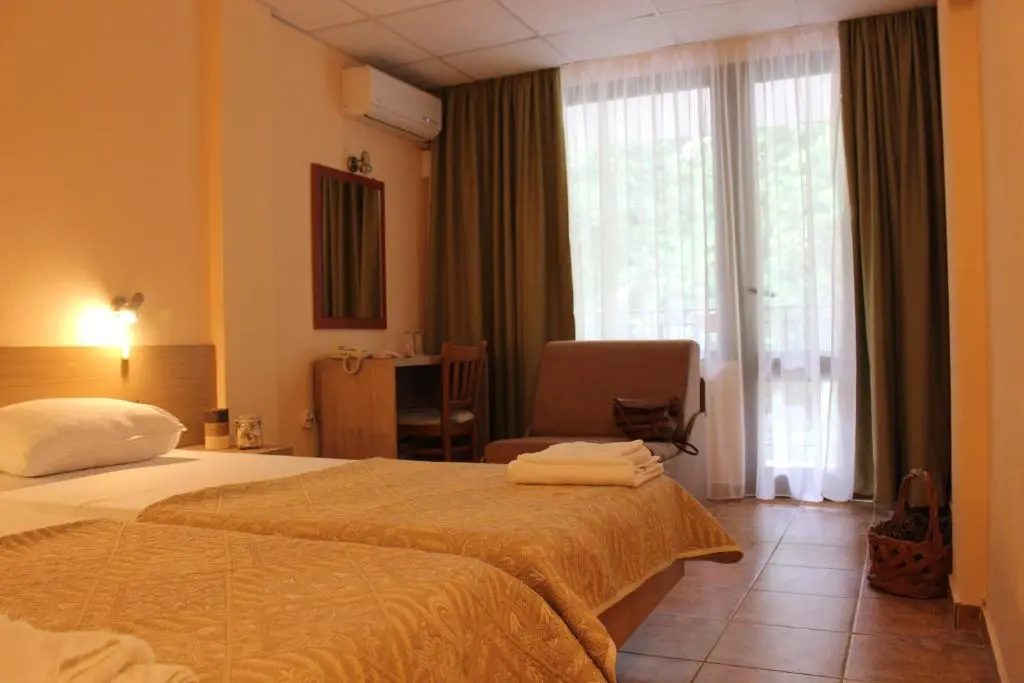Standard Double room with balcony and with sea view (twin beds)