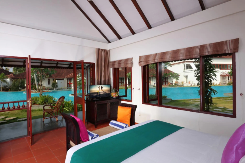 Villa with pool view