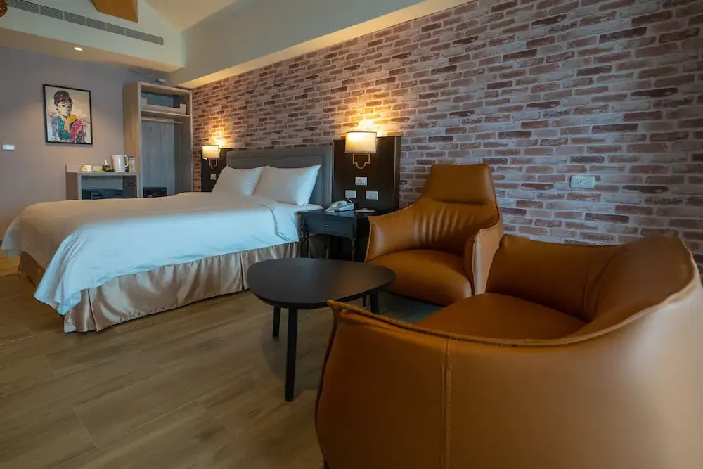 Deluxe Double room with balcony and with ocean view (full double bed)