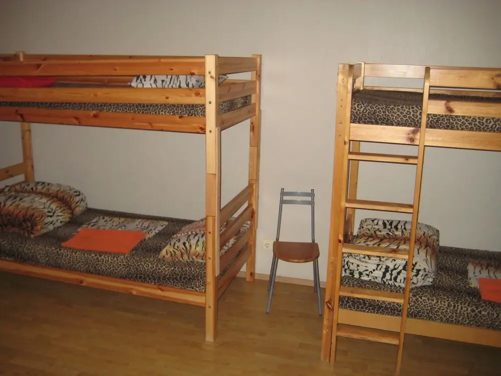 Кровать в общем номере в Tiger Hostel