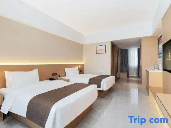 Deluxe Double room with balcony and with city view (twin beds)