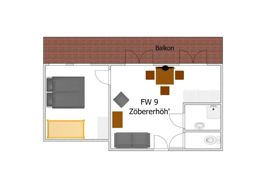 Ferienwohnungen Hotel Garni Dörflerwirt - Chambres